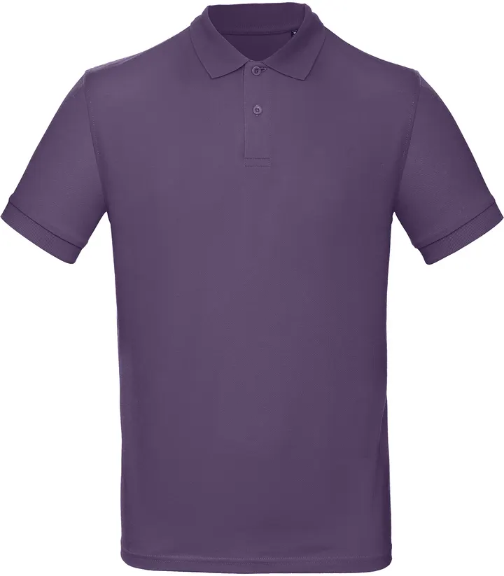 Men's organic polo shirt Radiant Purple