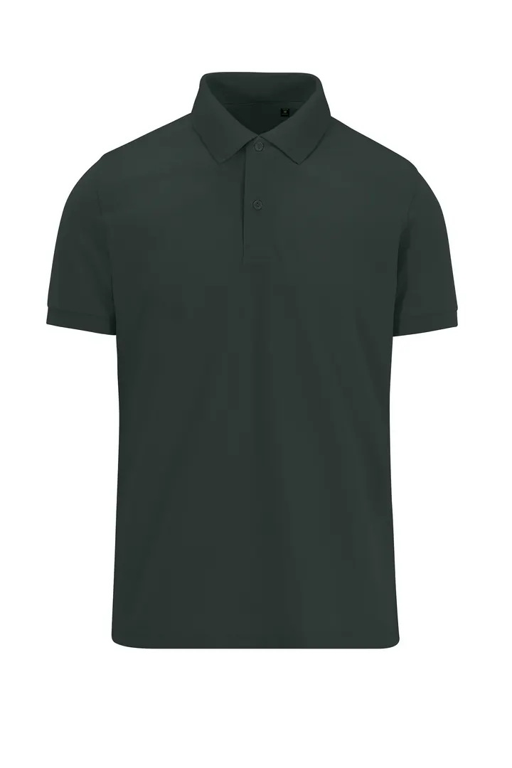 MY ECO POLO 65/35 Herren mit kurzen Ärmeln Dark Forest