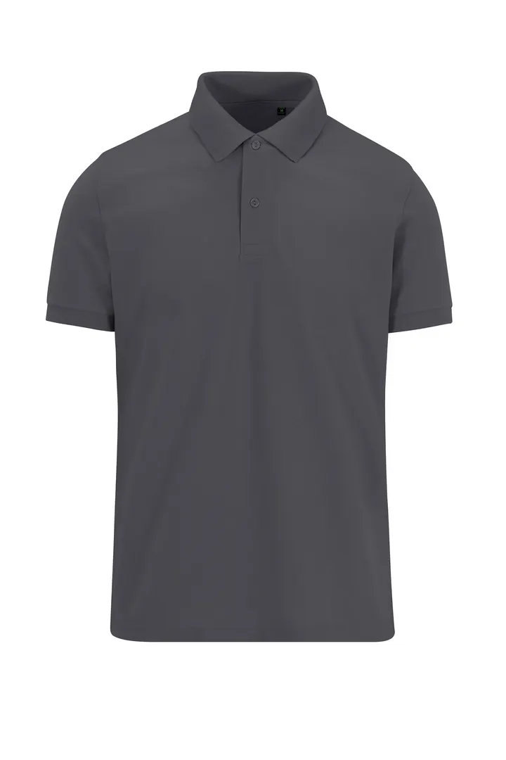 MY ECO POLO 65/35 Herren mit kurzen Ärmeln Dark Grey