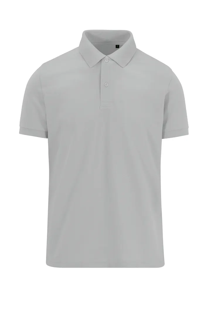 MY ECO POLO 65/35 Herren mit kurzen Ärmeln Pacific Grey