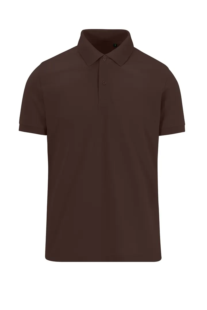 MY ECO POLO 65/35 Herren mit kurzen Ärmeln Roasted Cofee