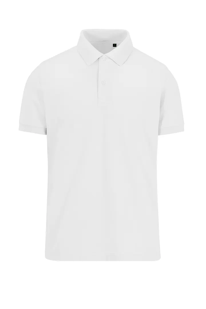 MY ECO POLO 65/35 Herren mit kurzen Ärmeln White