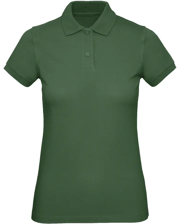 Polo bio femme Bottle Green