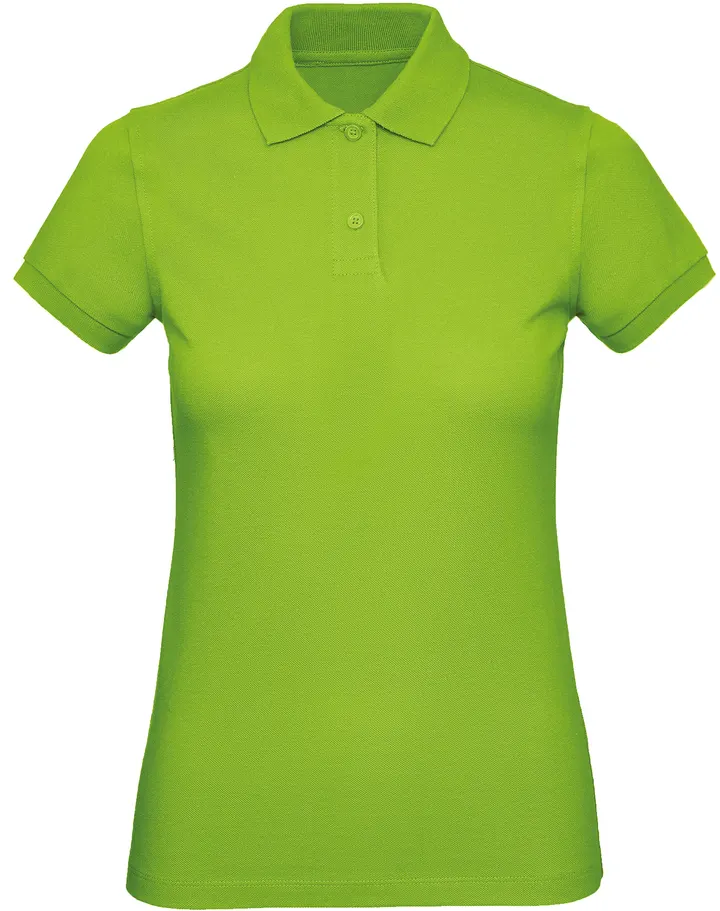 Polo bio femme Orchid Green