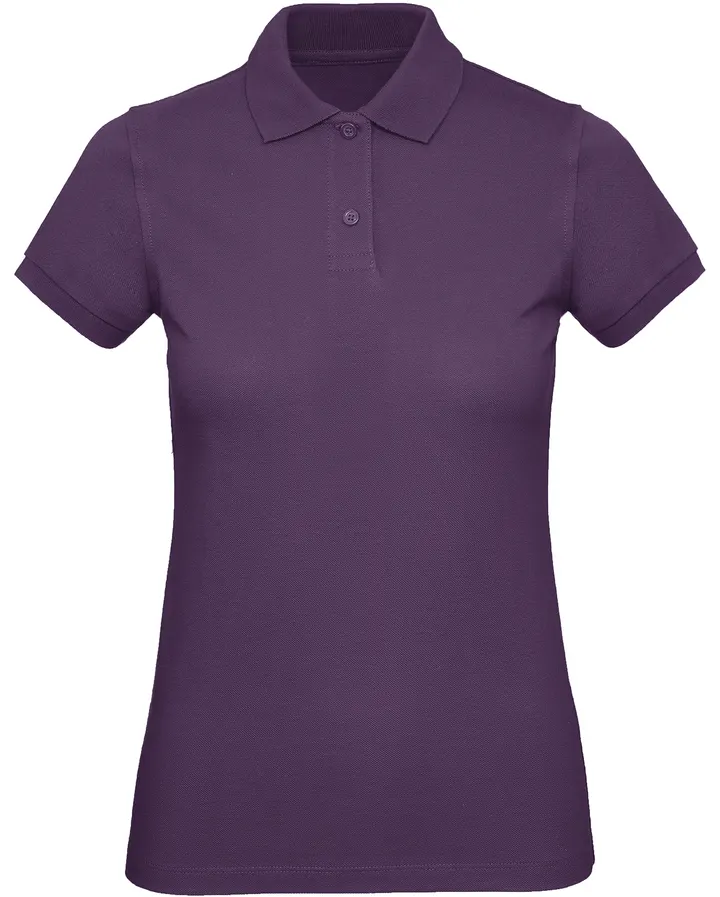 Polo bio femme Radiant Purple