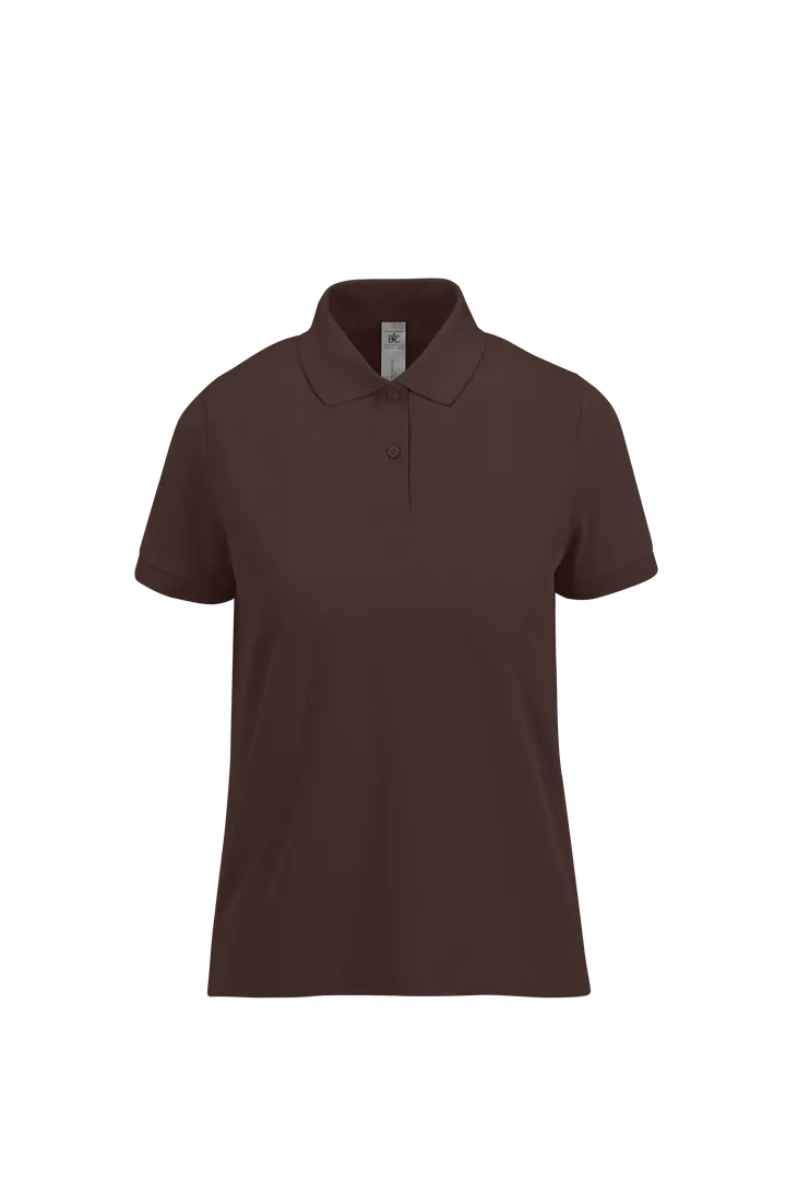MY POLO 180 Damen mit kurzen Ärmeln Roasted Cofee