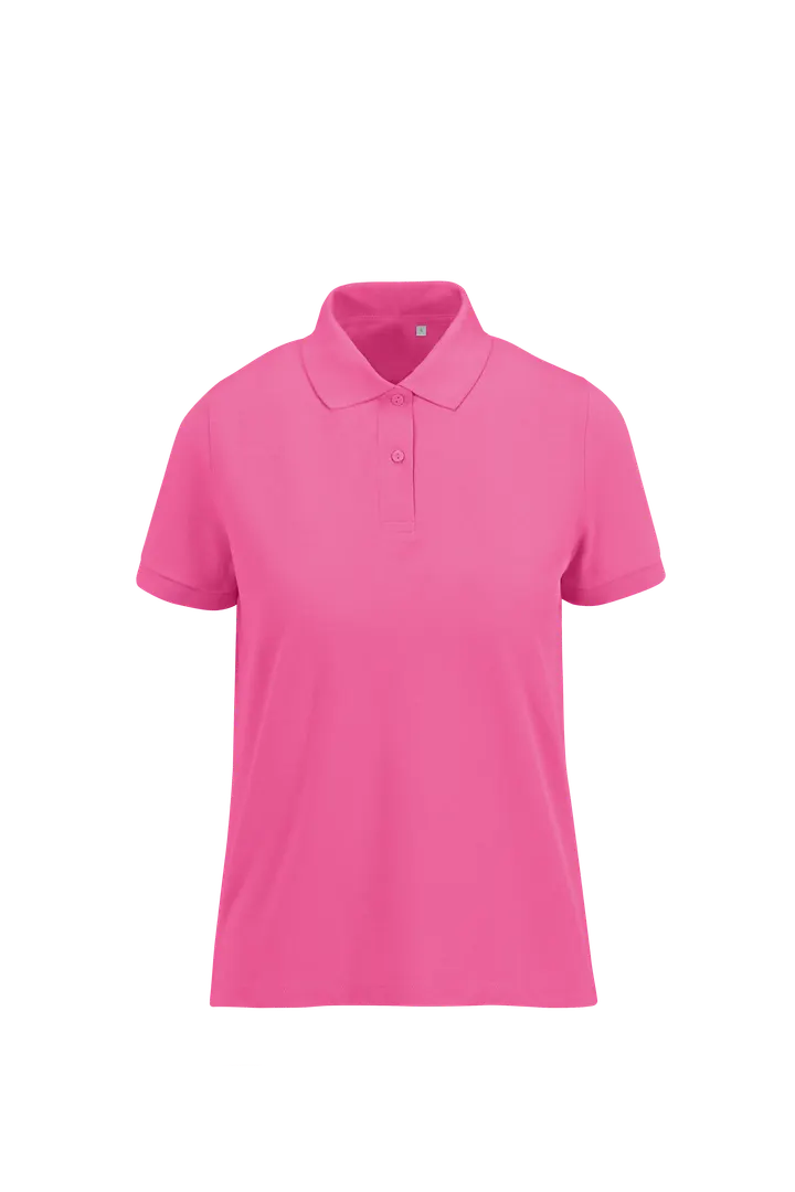 MY ECO POLO 65/35 Damen mit kurzen Ärmeln Lotus Pink