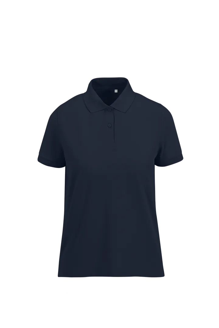 MY ECO POLO 65/35 Damen mit kurzen Ärmeln Navy