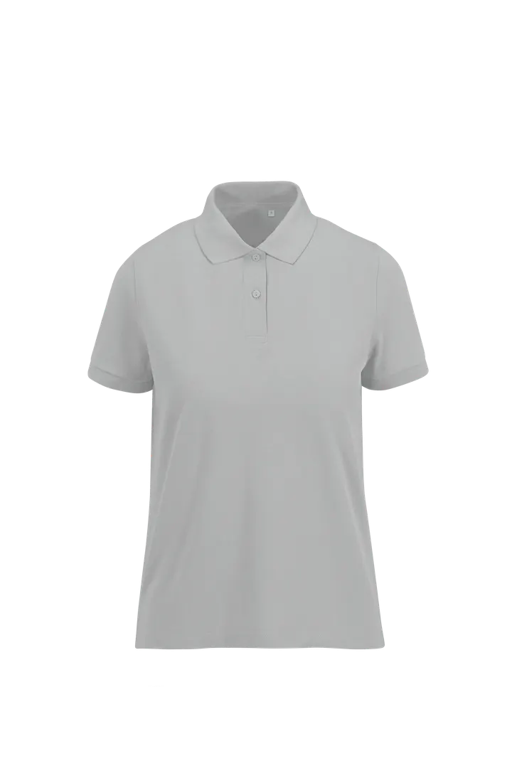 MY ECO POLO 65/35 Damen mit kurzen Ärmeln Pacific Grey