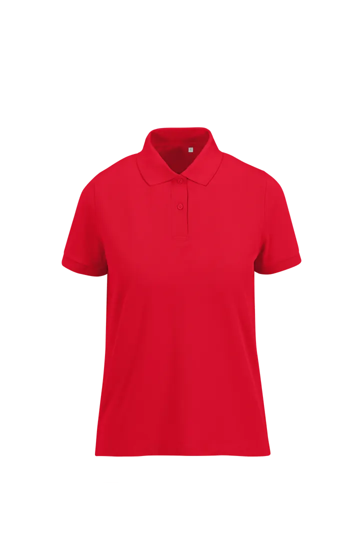 MY ECO POLO 65/35 Damen mit kurzen Ärmeln Red