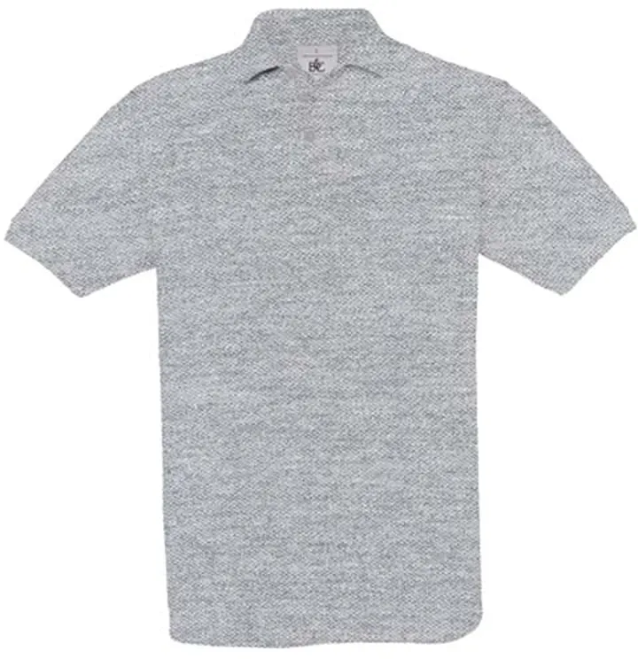 Safran men's polo shirt Heather Grey