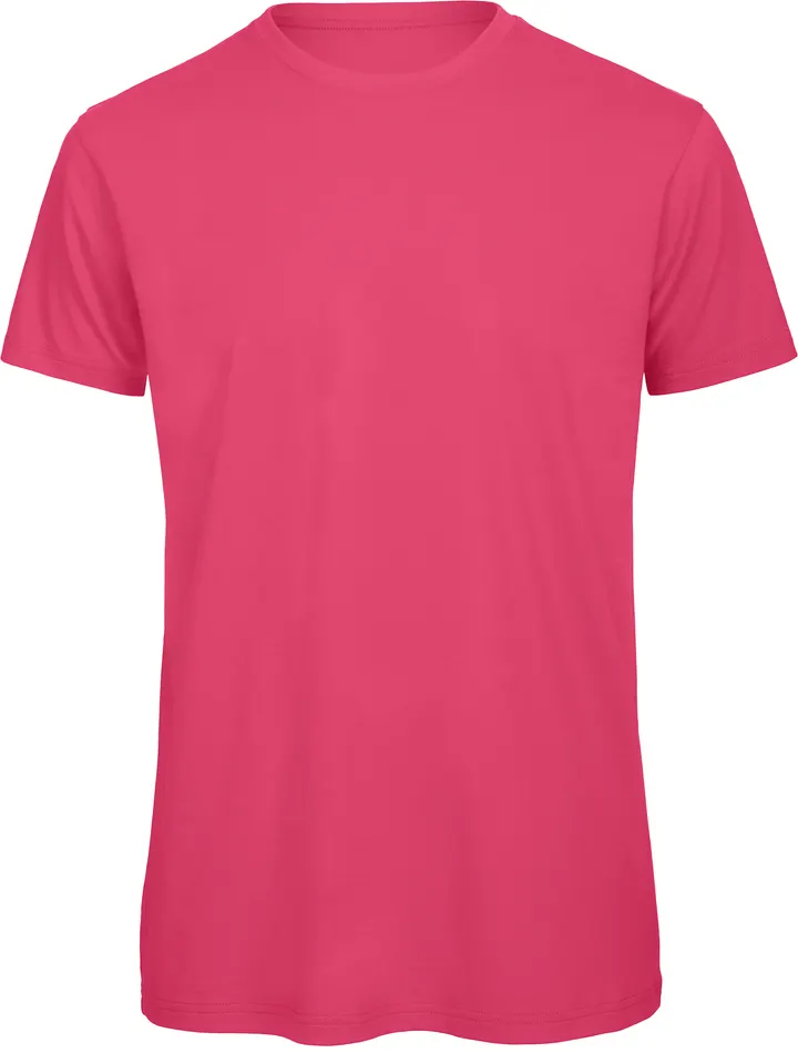 Organic Cotton Crew Neck T-shirt Inspire Fuchsia