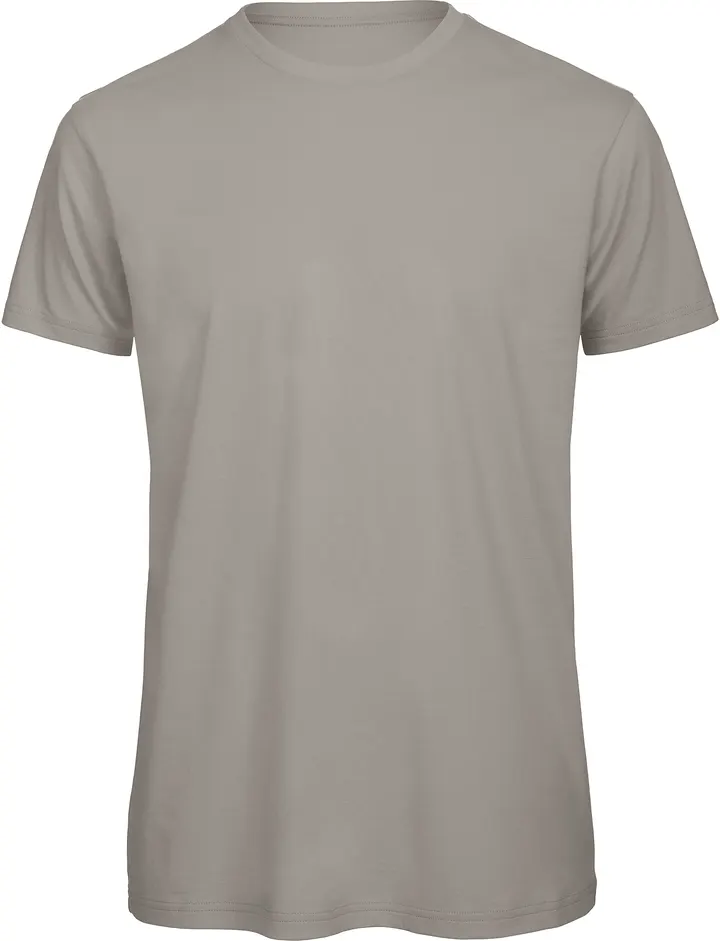 Organic Cotton Crew Neck T-shirt Inspire Light Grey