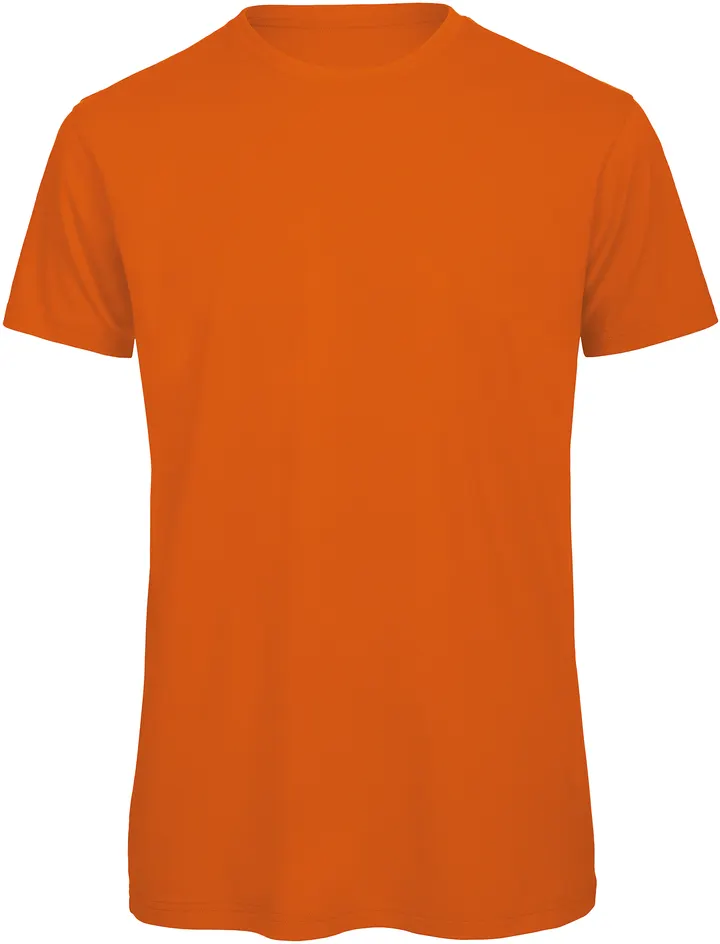 Organic Cotton Crew Neck T-shirt Inspire Orange