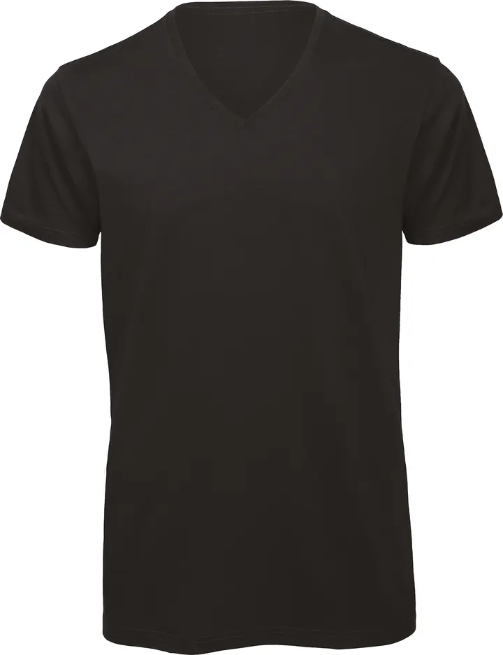 T-shirt BIO Inspire col V Homme Black