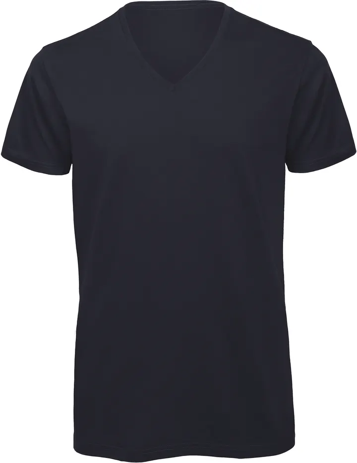 T-shirt BIO Inspire col V Homme Navy
