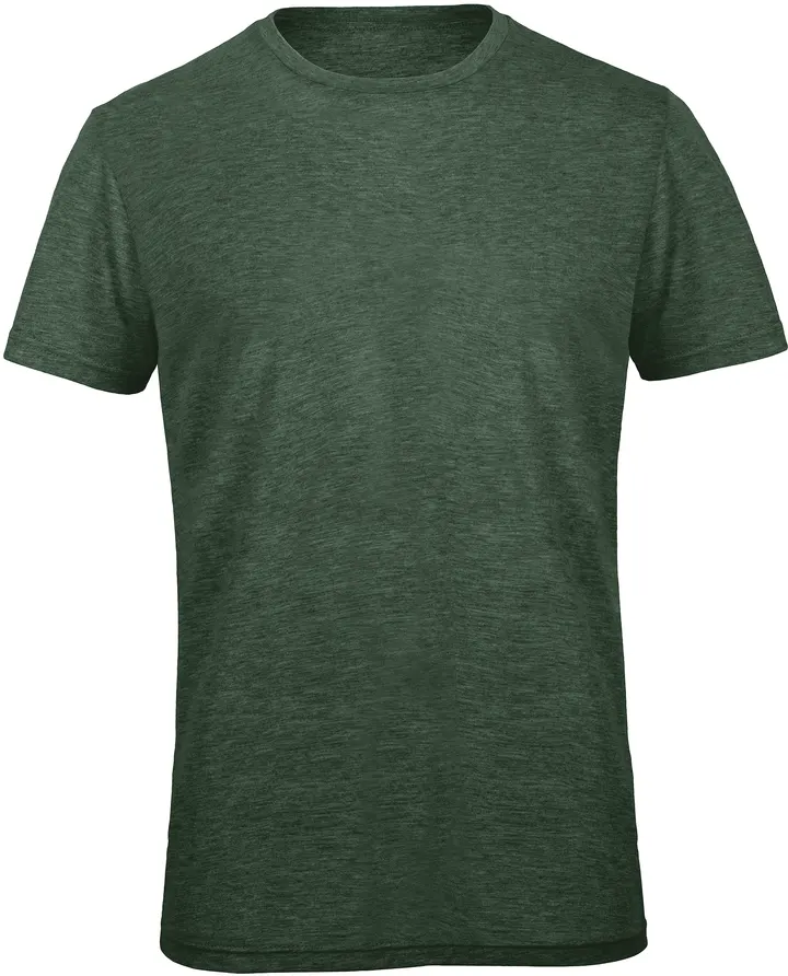 Men's TriBlend crew neck T-shirt Heather Forest
