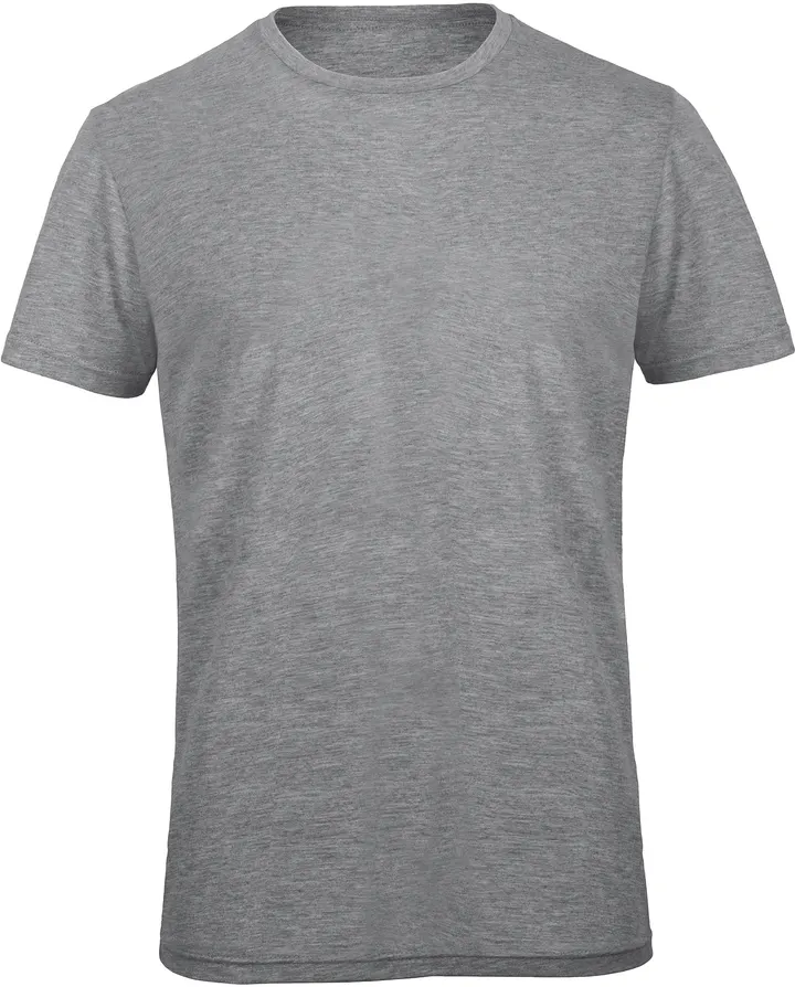 Men's TriBlend crew neck T-shirt Heather Light Grey