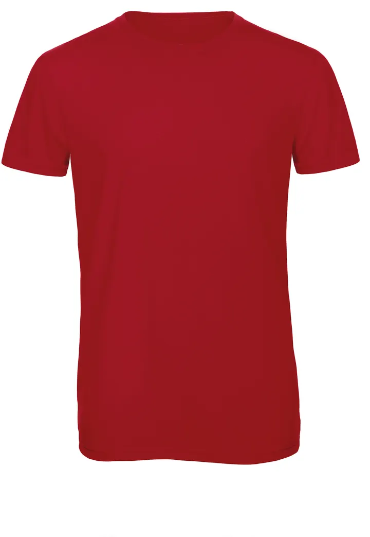 Men's TriBlend crew neck T-shirt Red