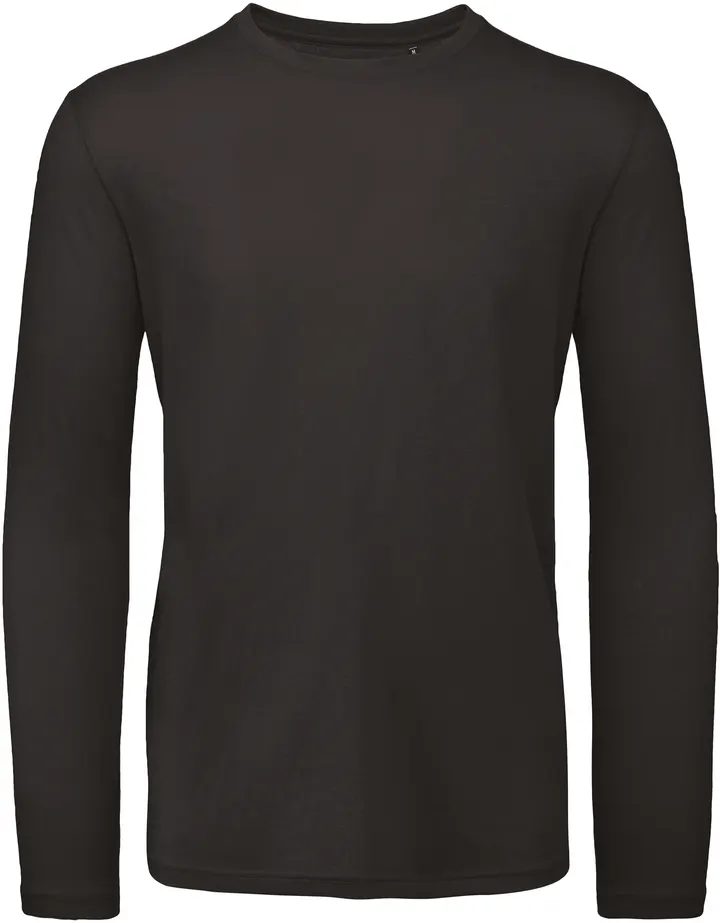 Men's organic Inspire long-sleeved T-shirt Black