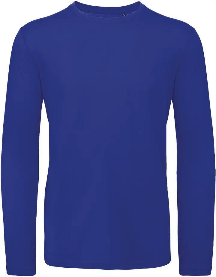 Men's organic Inspire long-sleeved T-shirt Cobalt Blue