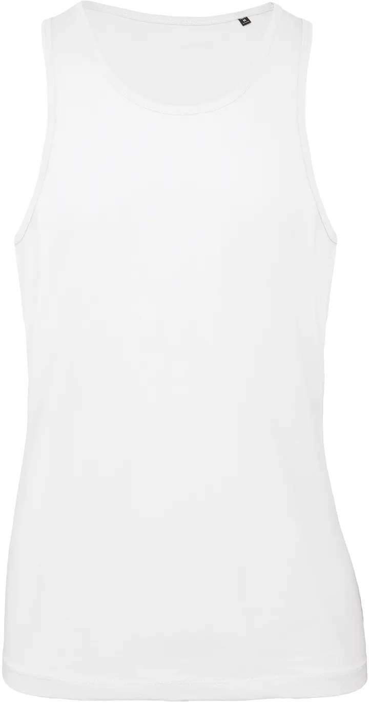 Men's organic Inspire tank top White