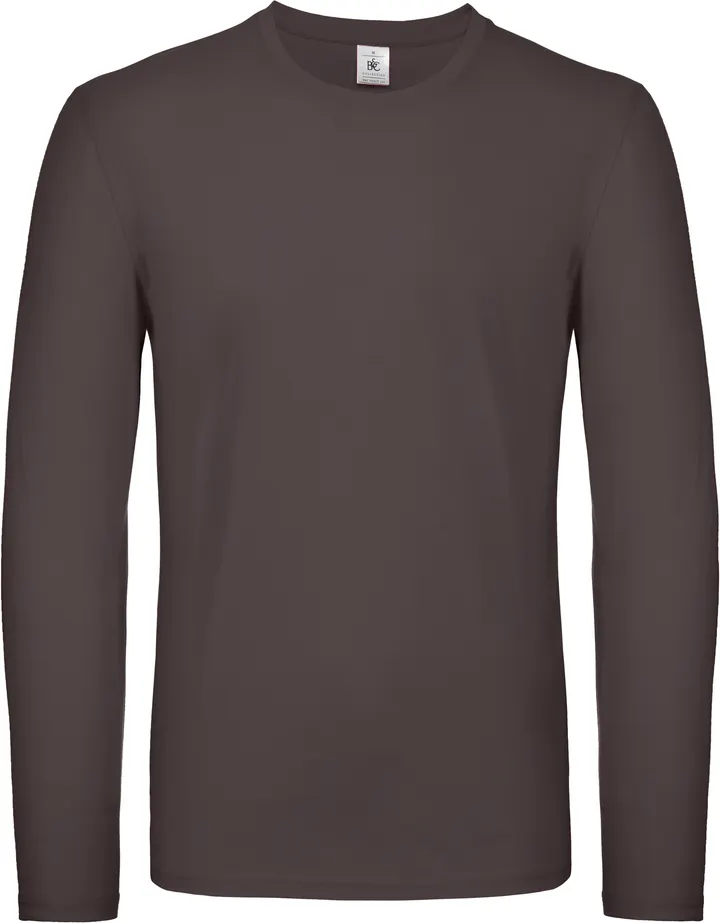 T-shirt manches longues homme #E150 Bear Brown