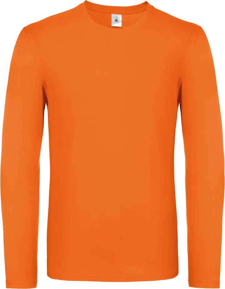 T-shirt manches longues homme #E150 Orange