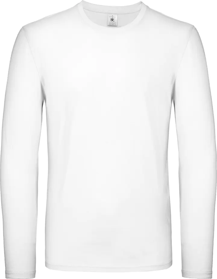 T-shirt manches longues homme #E150 White