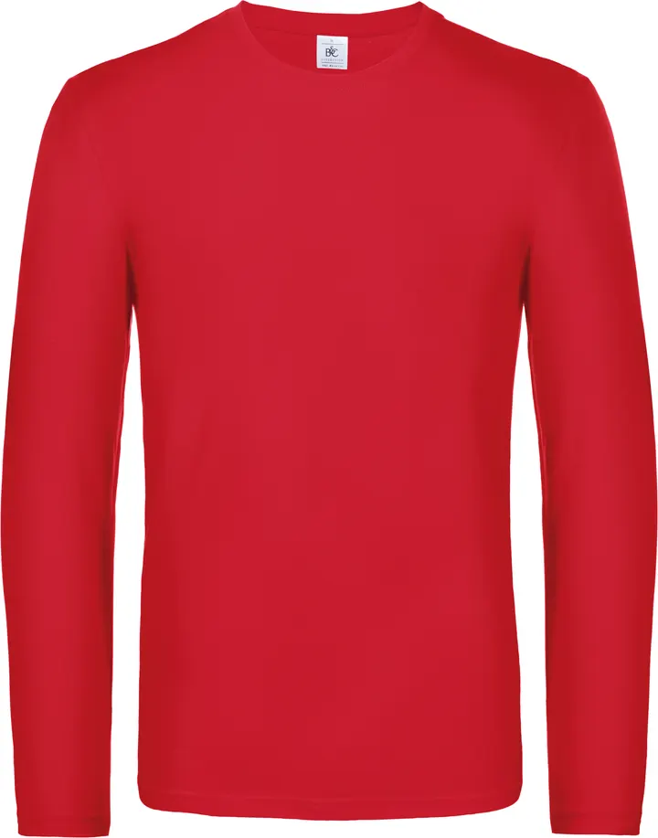 Herren-Langarmshirt #E190 Red