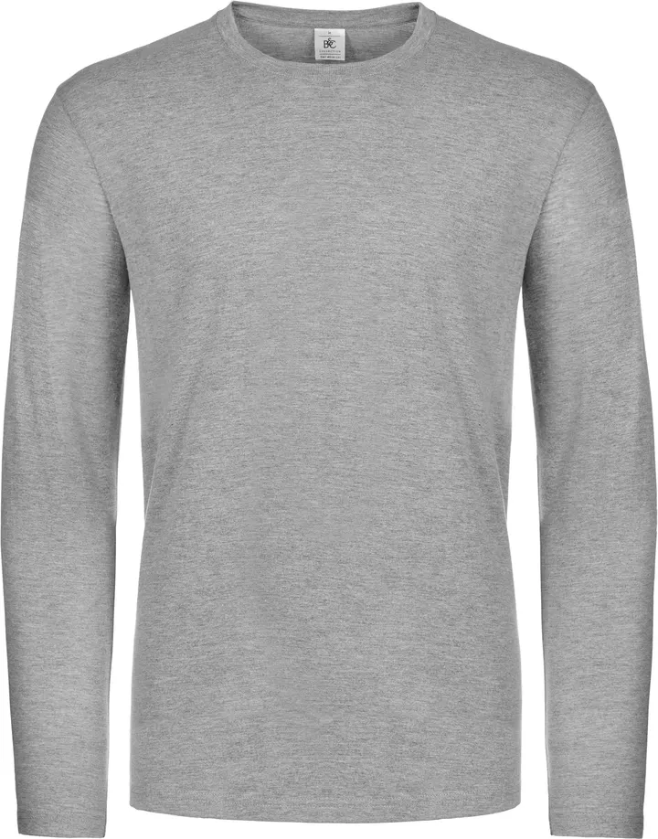 Herren-Langarmshirt #E190 Sport Grey