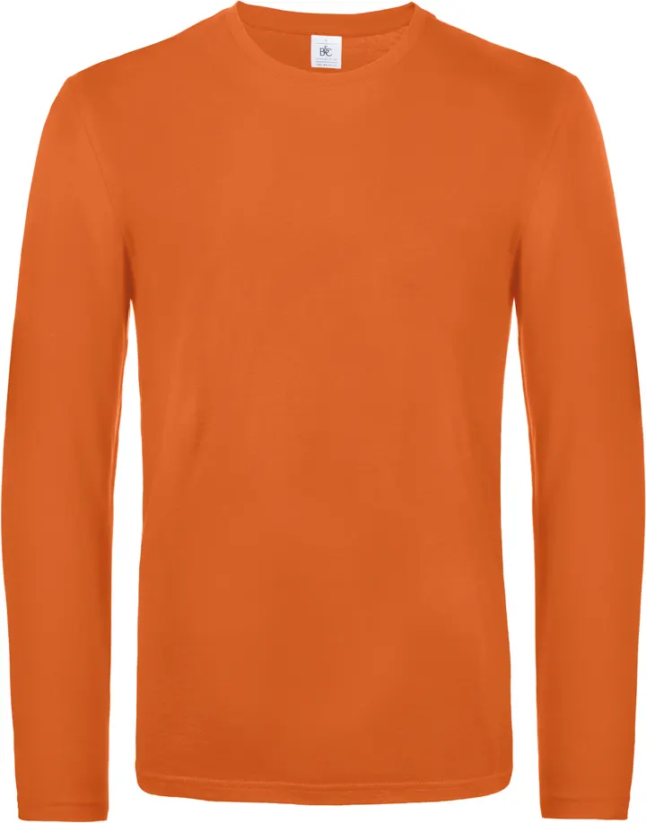 Herren-Langarmshirt #E190 Urban Orange