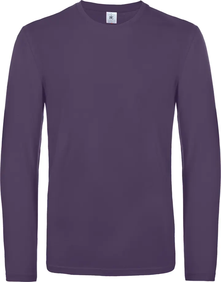 Herren-Langarmshirt #E190 Urban Purple