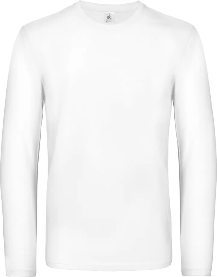 Herren-Langarmshirt #E190 White
