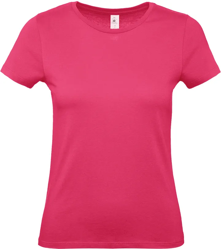 Damen-T-Shirt #E150 Fuchsia