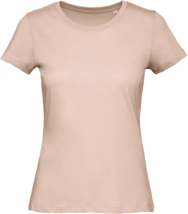 T-shirt Organic Inspire col rond Femme Millennial Pink