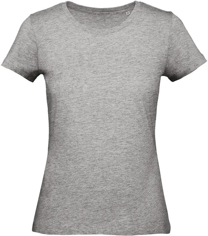 T-shirt Organic Inspire col rond Femme Sport Grey