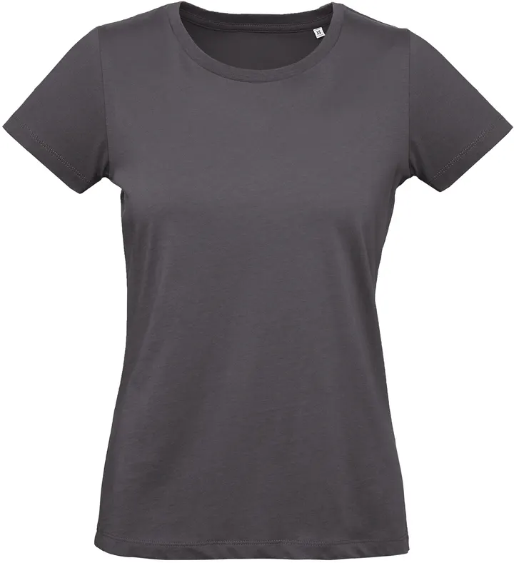 Inspire Plus Ladies' organic T-shirt Dark Grey