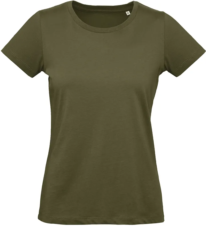 Inspire Plus Ladies' organic T-shirt Urban Khaki