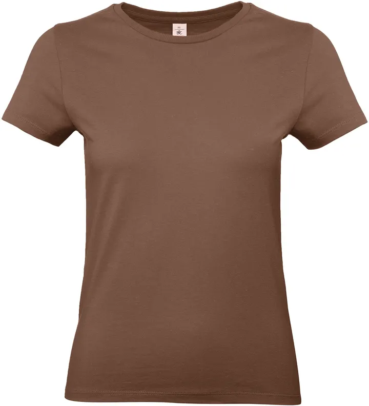 #E190 Ladies' T-shirt Chocolate