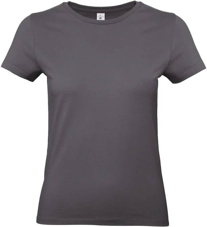 #E190 Ladies' T-shirt Dark Grey