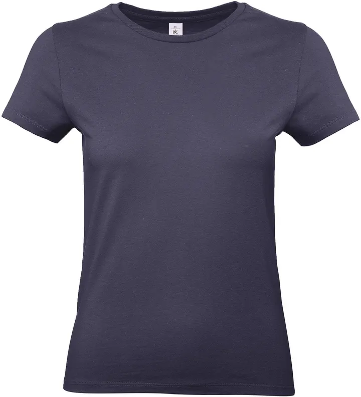 #E190 Ladies' T-shirt Navy Blue