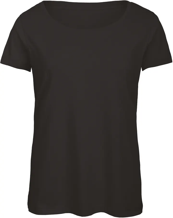 T-shirt Triblend col rond Femme Black