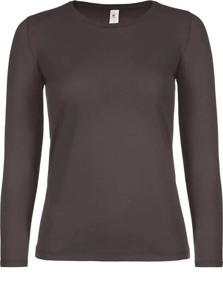 Damen-Langarmshirt #E150 Bear Brown