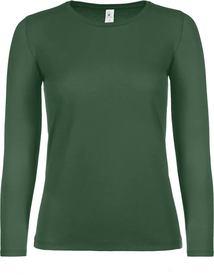 Damen-Langarmshirt #E150 Bottle Green