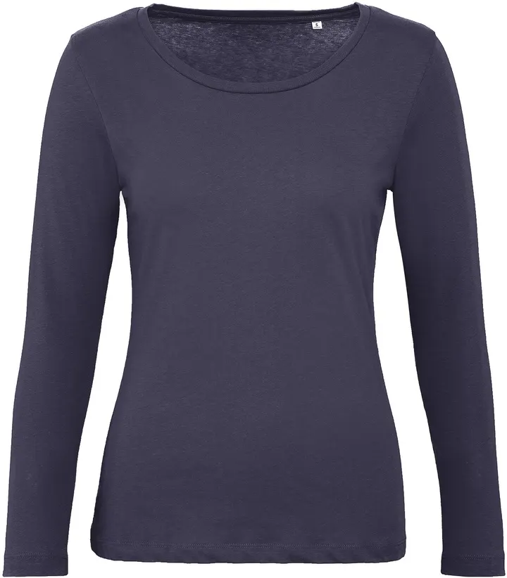 Ladies' organic Inspire long-sleeved T-shirt Urban Navy