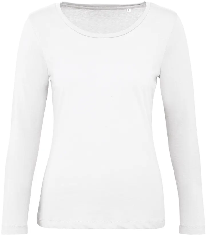 Ladies' organic Inspire long-sleeved T-shirt White