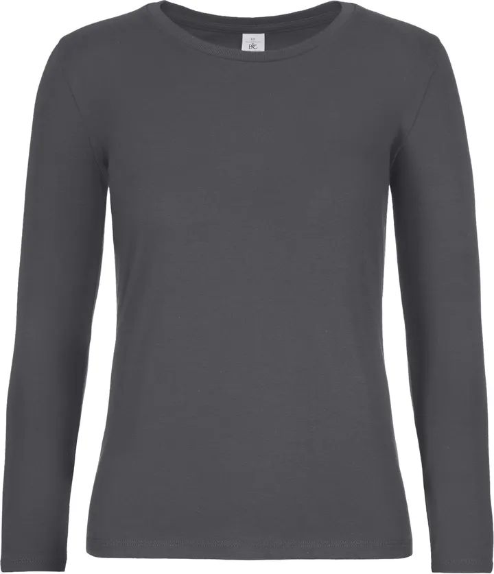 T-shirt manches longues femme #E190 Dark Grey