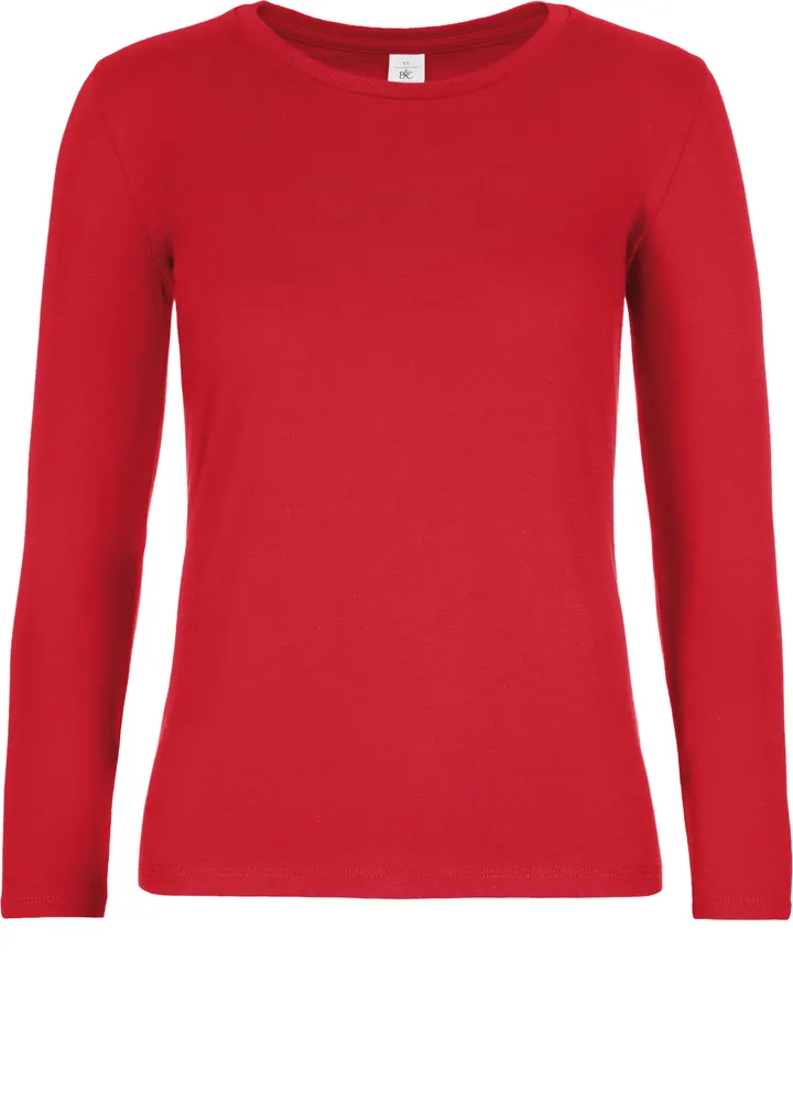 T-shirt manches longues femme #E190 Red