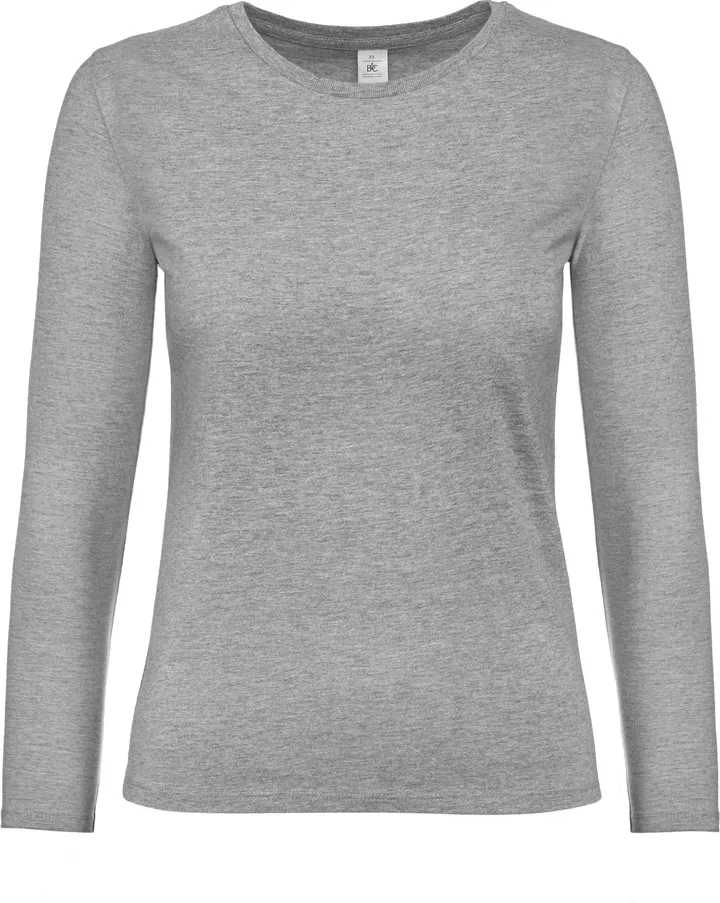 T-shirt manches longues femme #E190 Sport Grey